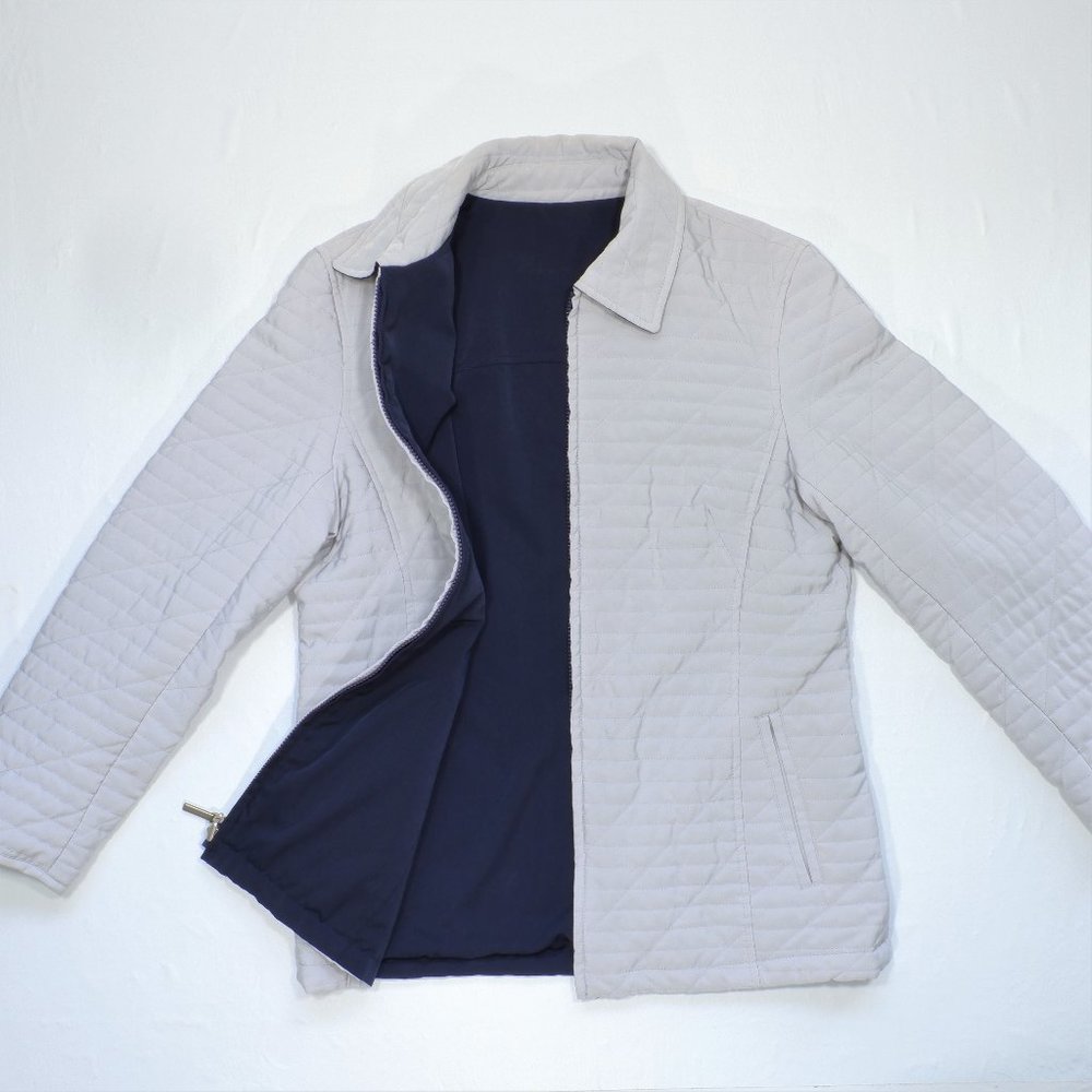 UD Reversible Womens Winter Jacket Size M Utex Design puffy quilted